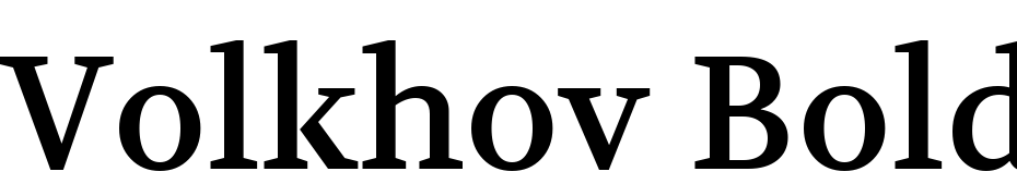 Volkhov Bold Italic Yazı tipi ücretsiz indir